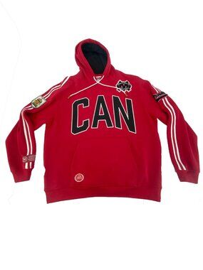 Mondetta | Men's Breakaway Hoodie | Red | Hockey Canada | Various Sizes **NEW